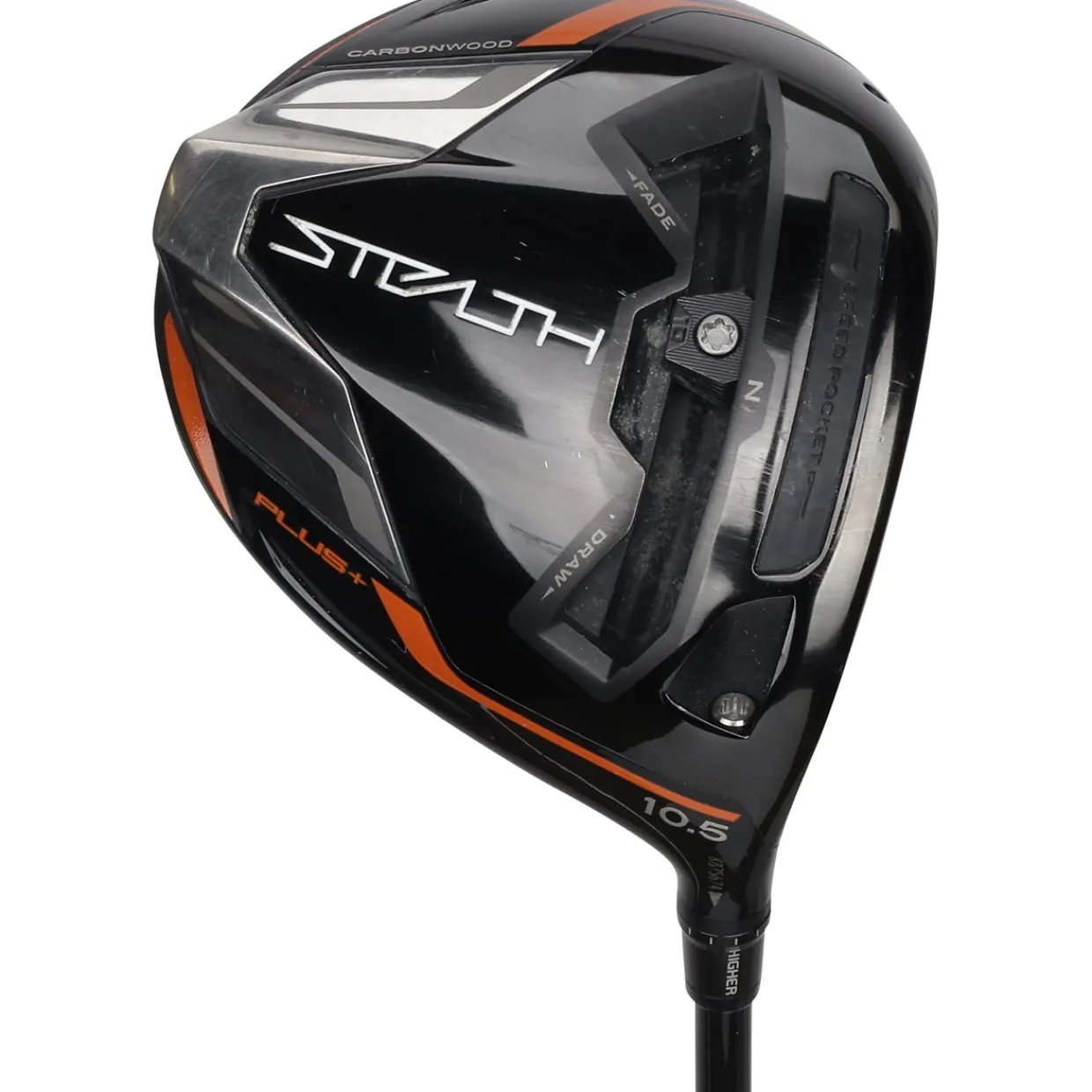 TaylorMade Drivers^Used MYSTEALTH PLUS Black/Orange w/Orange Face Driver Golf Clubs