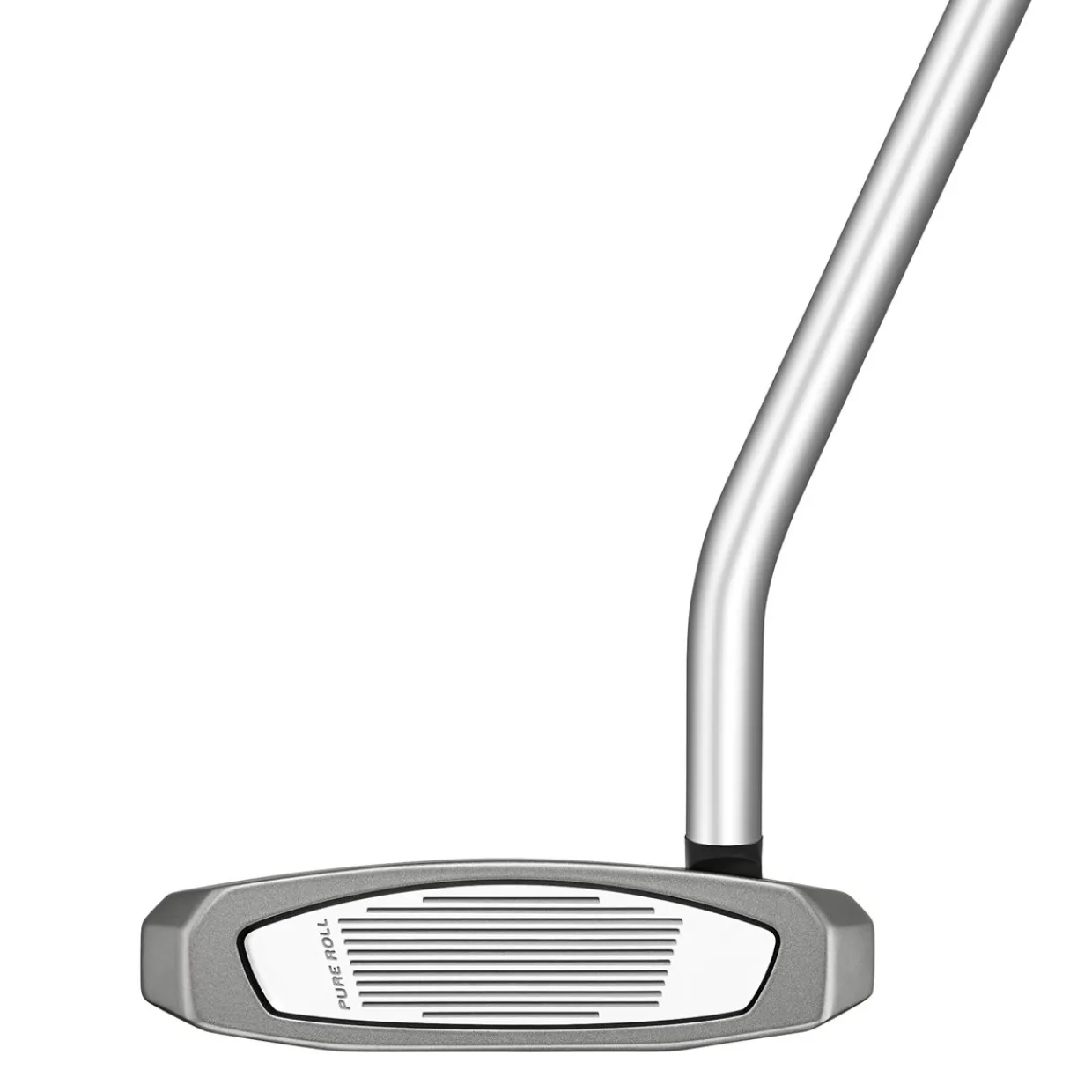 TaylorMade Left Handed Golf Clubs^Used Spider SR SB Platinum/White Left Handed Putter Golf Clubs