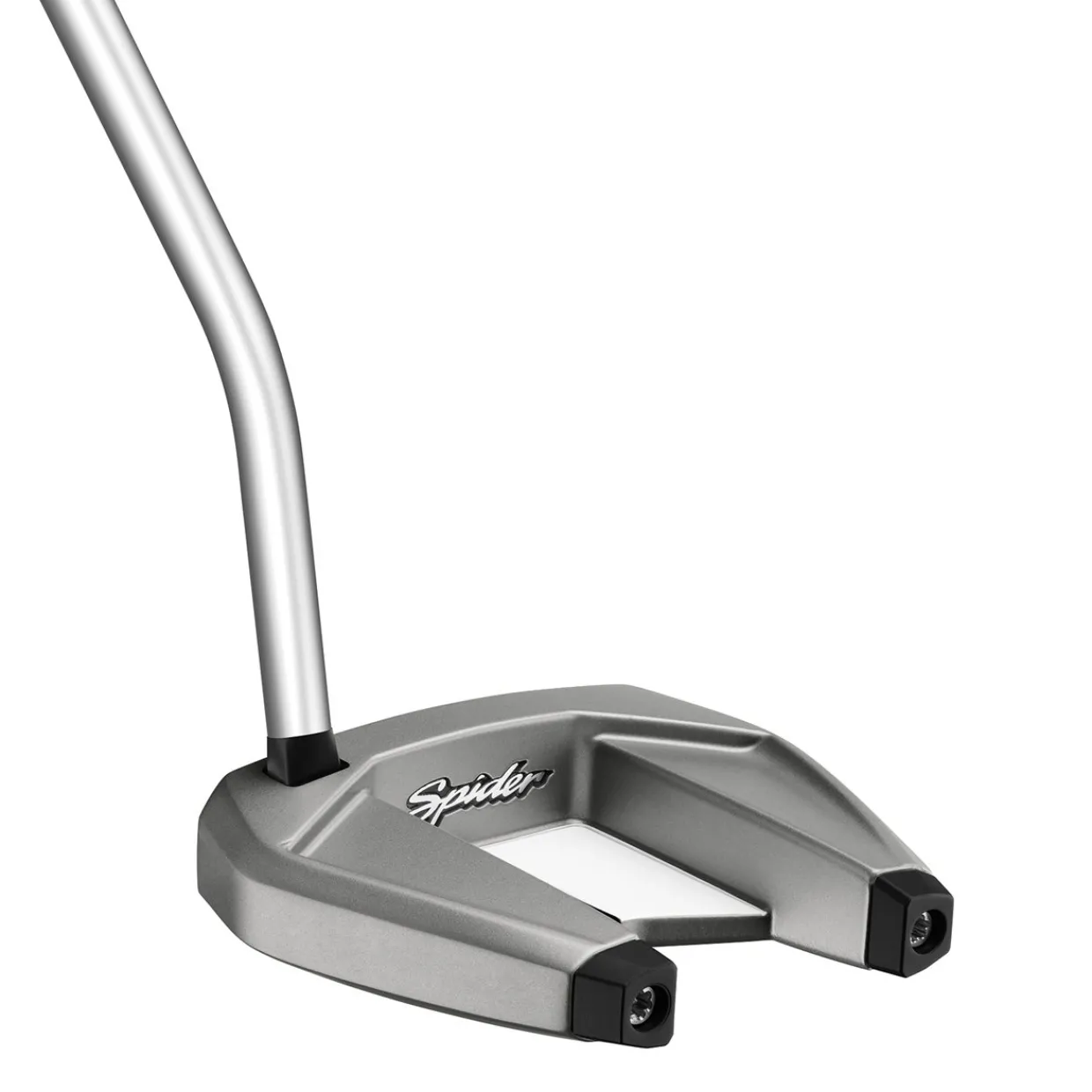 TaylorMade Left Handed Golf Clubs^Used Spider SR SB Platinum/White Left Handed Putter Golf Clubs